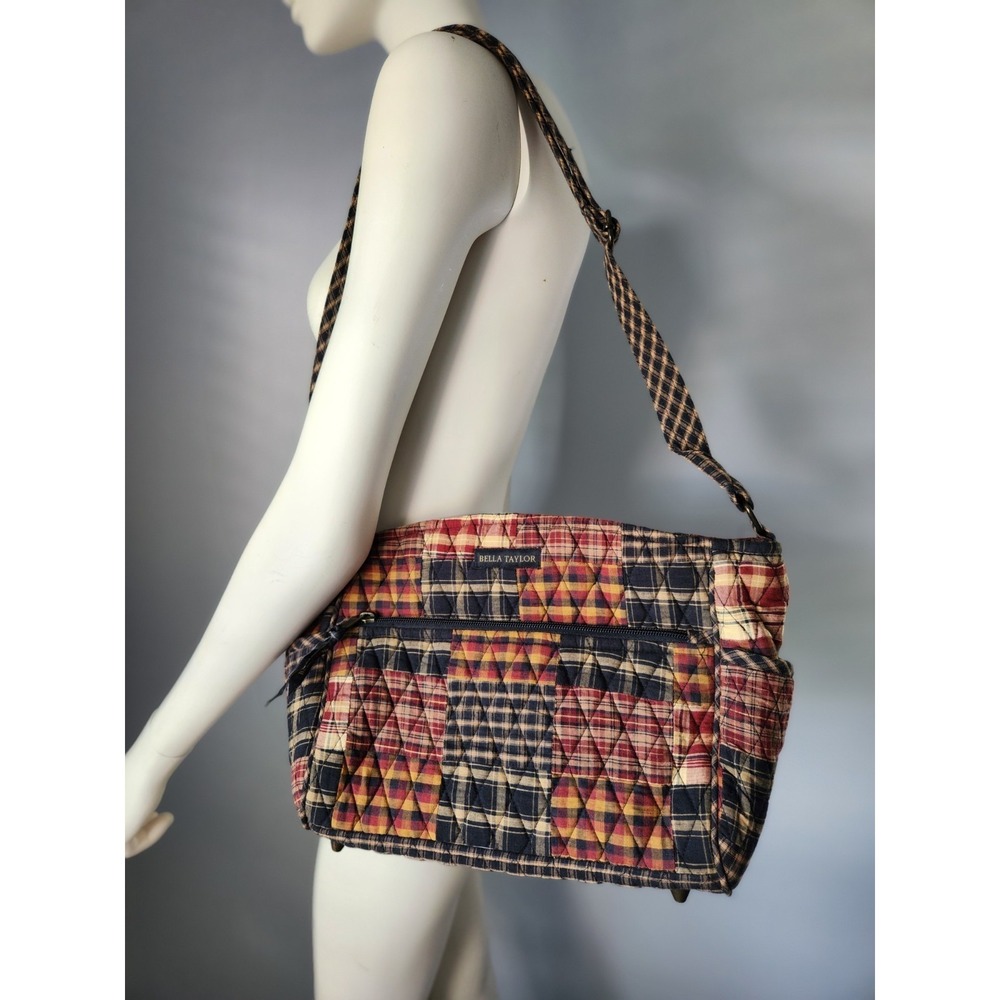Bella Taylor Blakely Beckham Patchwork Shoulder Bag Crossbody Quilted Purse
